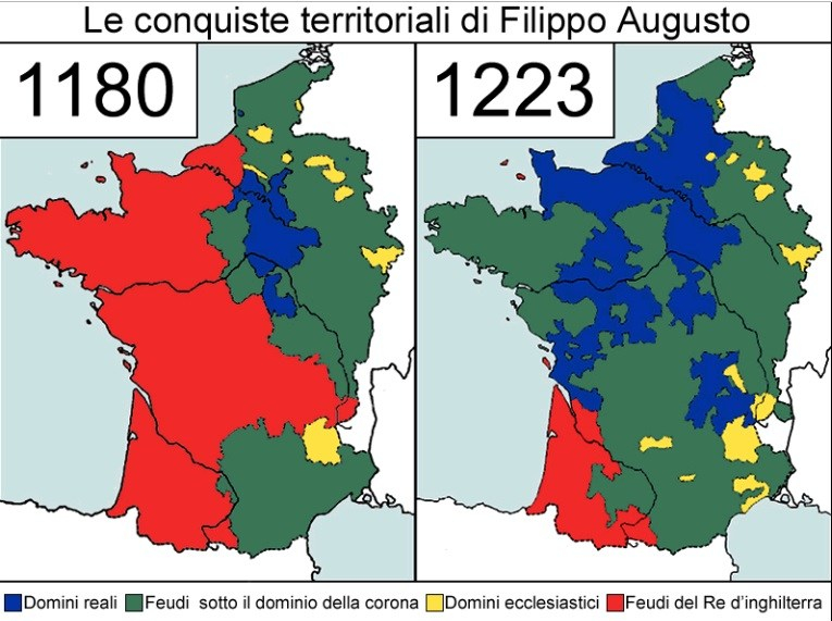 Il rafforzamento della monarchia feudale in Francia